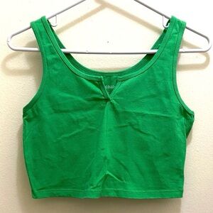 Wild Fable Green Cropped Tank Top in Womens Size Medium